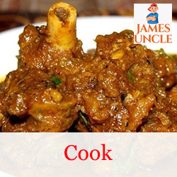 Domestic cook Mrs. Soma Kar in Jhargram